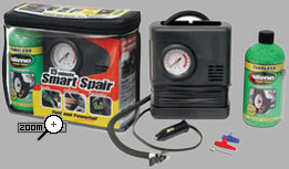 Smart Spare Tire Repair Kit W/Slime & Air Pump